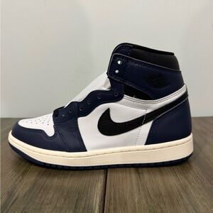NIKE AIR JORDAN 1 RETRO HIGH OG MIDNIGHT NAVY MENS SHOES
